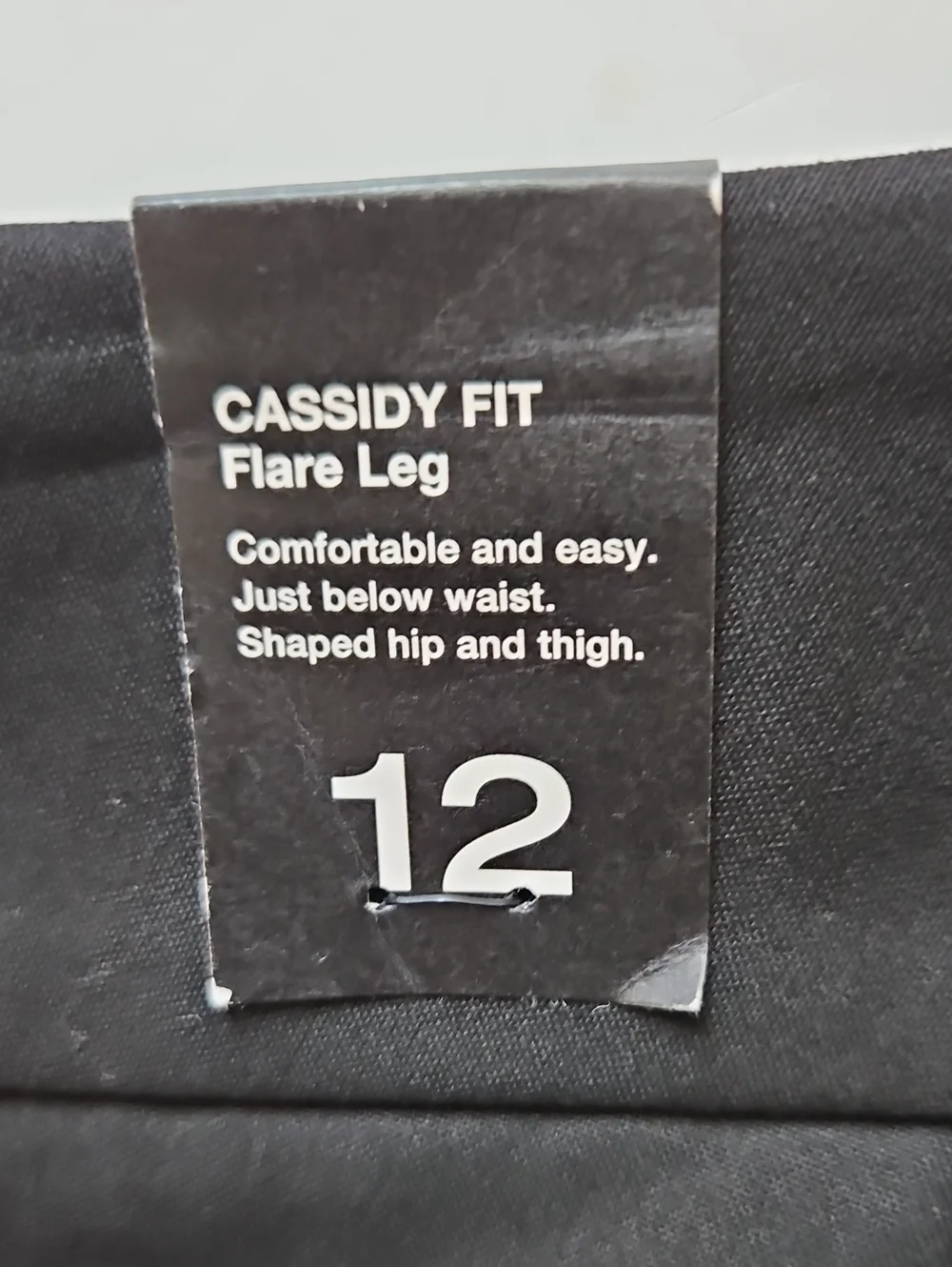 The Limited Cassidy Fit Flare Leg Pant Black NEW SZ12 Classic Careerwear